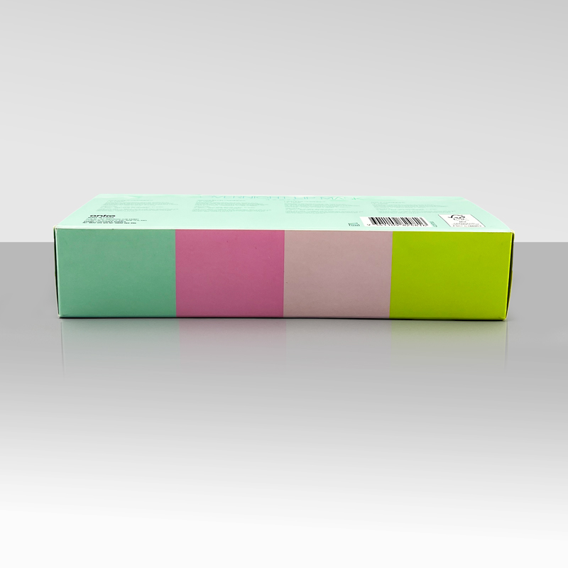 Еко-пријателски, правоаголна кутија за бисквит од хартија за пакување за ужина, печатење по нарачка (5)
